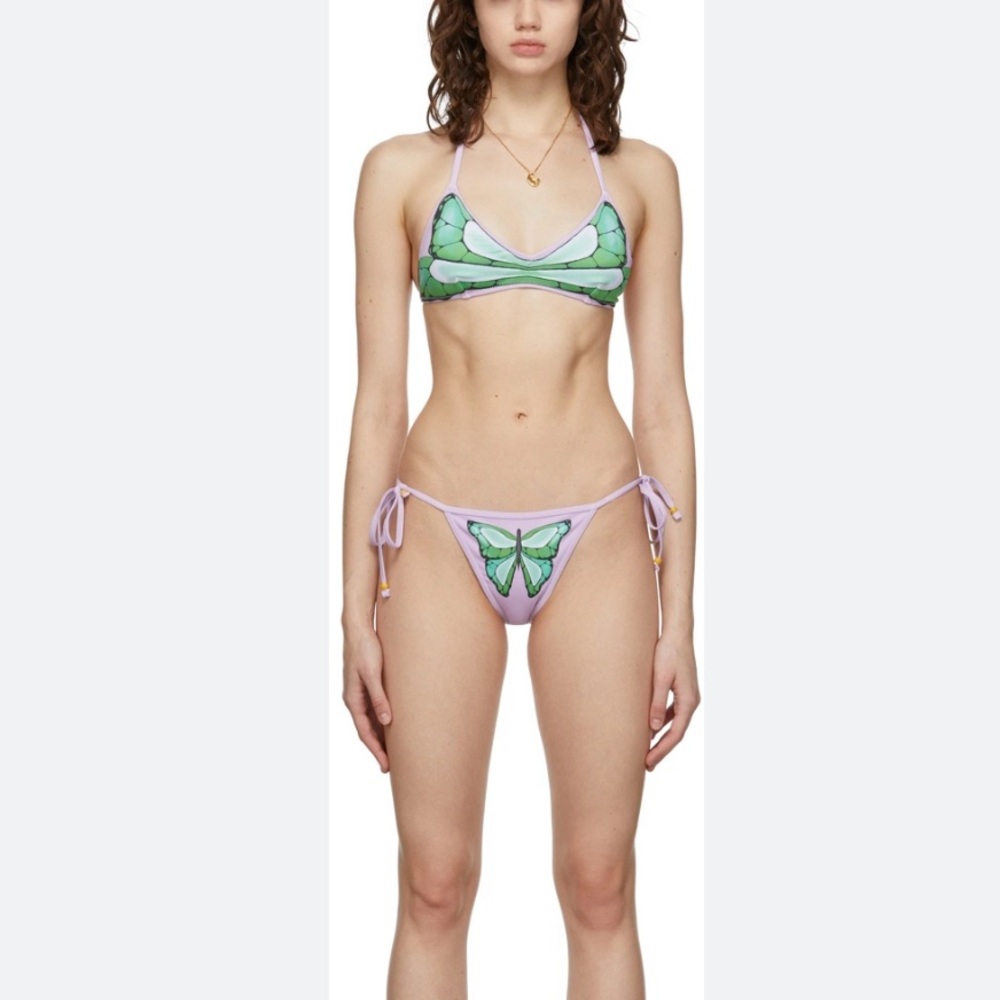 Juliet Johnstone Purple Butterfly Bikini